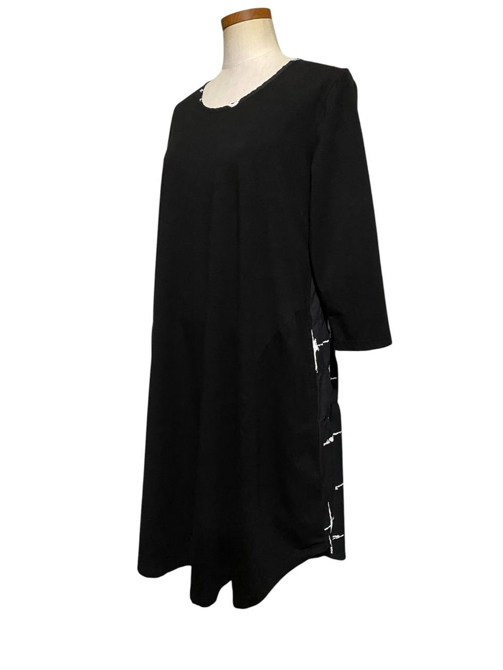 Snapdragon & Twig Mix Media Abstract Galaxy Dress S High End Boho Lagenlook - Picture 16 of 16